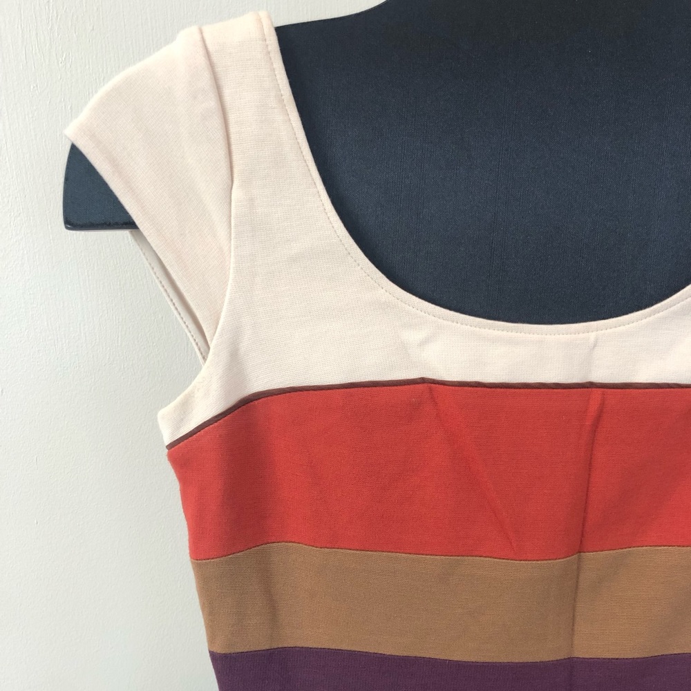 BCBG MaxAzria Striped Colorblock Dress